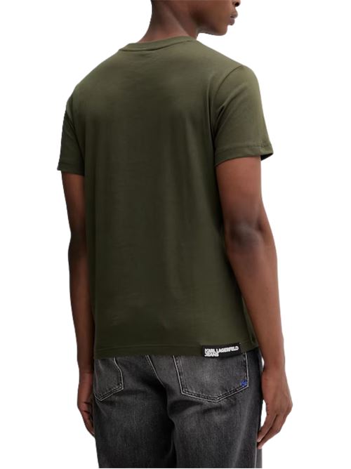 T-shirt slim fit in cotone Karl Lagerfeld jeans | A1M170031ZK